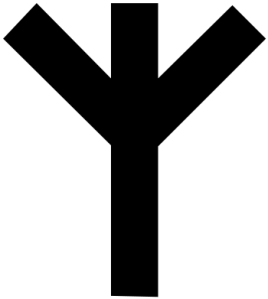 Рунический знак Альгиз